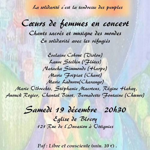 Choeurs de femmes pour les réfugiés